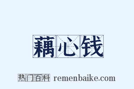 藕心钱是什么意思的图片